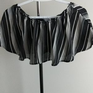 Off the shoulder ruffle top